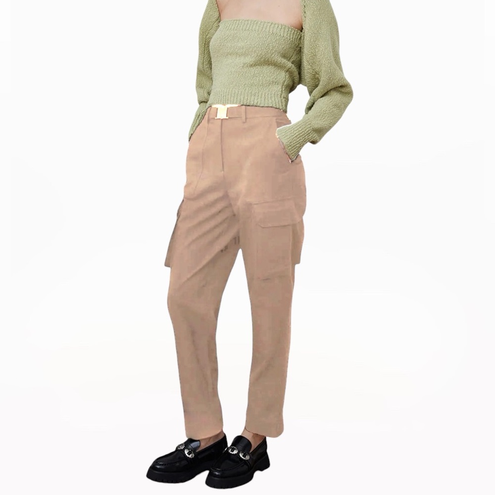 Pixie Market BUCKLED CLIP CARGO PANT